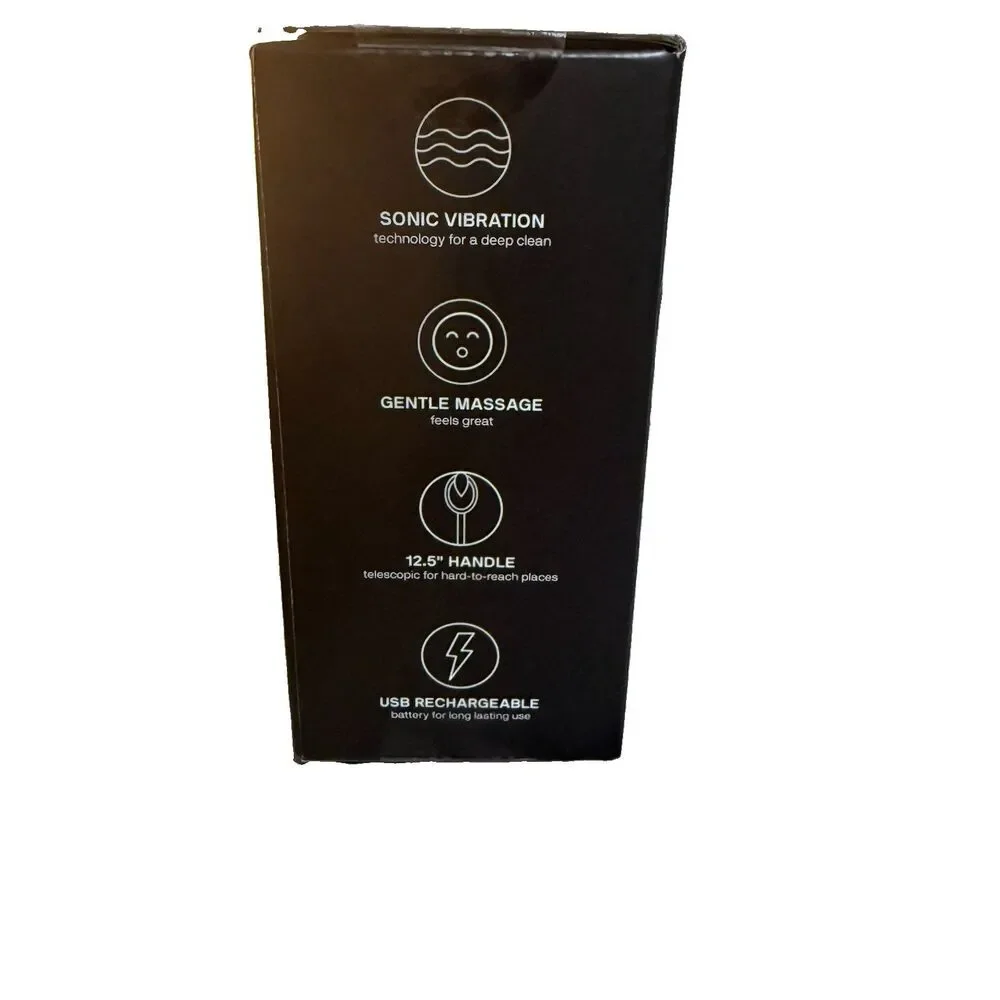 Black Wolf Sonic Scrubber Vibrating Face & Body Brush